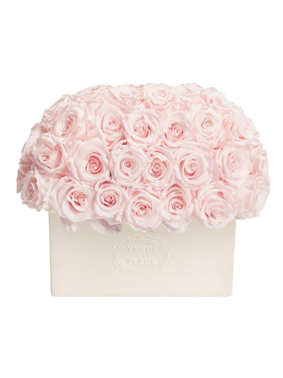 Venus Et Fleur Serene Eternity Rose Porcelain Vase In Pink