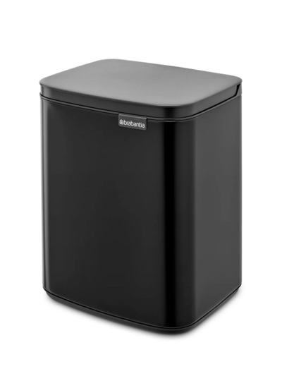 Brabantia Bo 1.75-gallon Trash Can In Matte Black