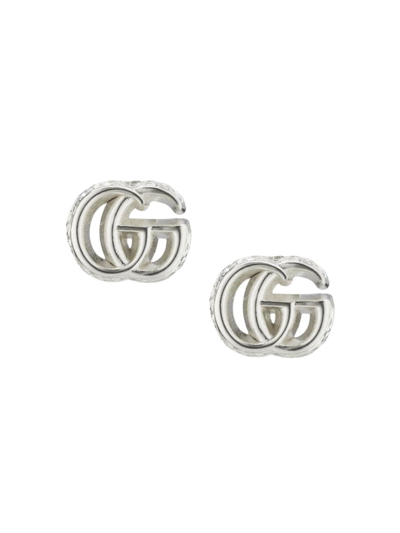 Gucci Women's Gg Marmont Sterling Silver Stud Earrings