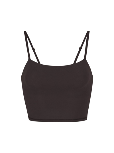 Skims Fits Everybody Crop Camisole In Onyx