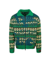 Andersson Bell Green Submerge Nordic Cardigan In Green