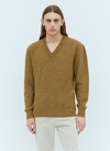 LEMAIRE V NECK WOOL SWEATER