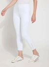 Lyssé Toothpick Denim Jean Leggings In White In White