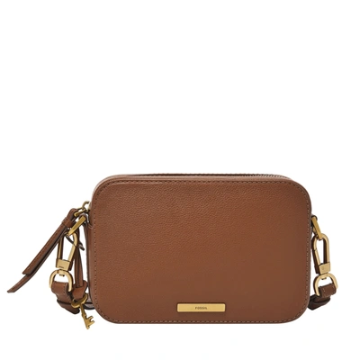 Fossil Women's Bryce Leather Small Crossbody In Brown