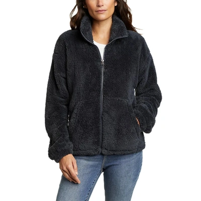 Eddie Bauer Women's Fast Fleece Plush Full-zip Jacket In Grey