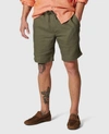 Rodd & Gunn Men's Linen Resort Drawstring Shorts In Green