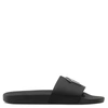 Giuseppe Zanotti Brett Logo Slides In Black