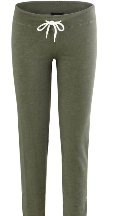Monrow Super Soft Vintage Sweatpants In Hunter Green