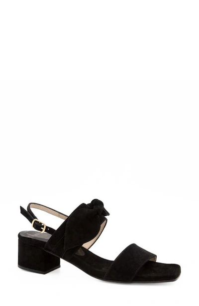 Amalfi By Rangoni Mangrovia Slingback Sandal In Black Cashmere