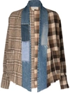 GREG LAUREN GREG LAUREN PATCHWORK COTTON JACKET