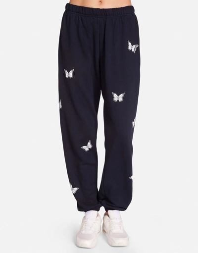 Lauren Moshi Chantria Optimist Butterflies In Dark Navy
