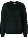 STELLA MCCARTNEY FRINGE-TRIMMED SWEATSHIRT,470716SJW1812195404