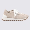 Brunello Cucinelli Suede Upper Round Toe Non-slip Rubber Sole In Rose Poundre