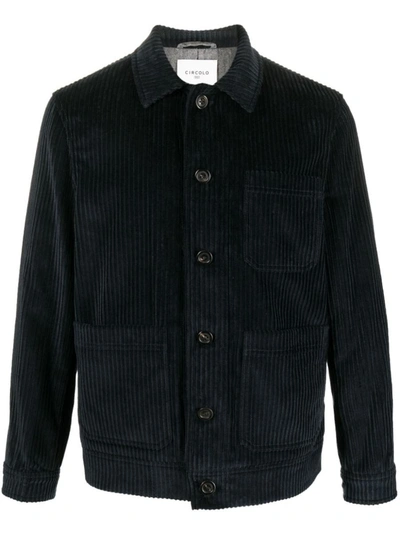 Circolo 1901 Buttoned Corduroy Jacket In Grey