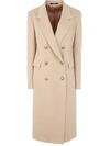 Tagliatore Double-breasted Notched-lapels Coat In Brown