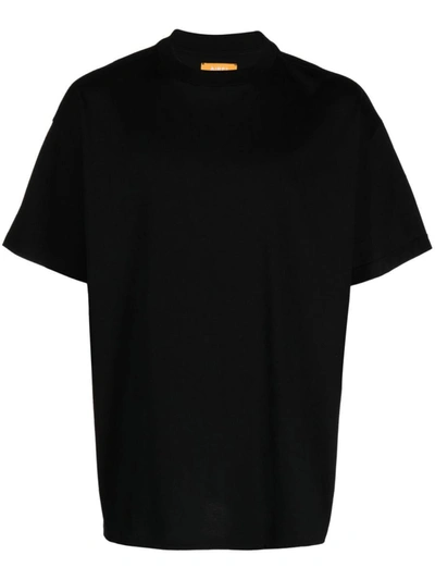 Airei Crew-neck Organic Cotton T-shirt In Black