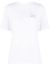 Giada Benincasa Embroidered Cotton T-shirt In White