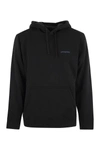 Patagonia Fitz Roy Icon Uprisal Relaxed-fit Recycled-polyester And Recycled-cotton-blend Hoody In Black