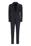 Tagliatore Men's Wool And Cotton Suit In Blue