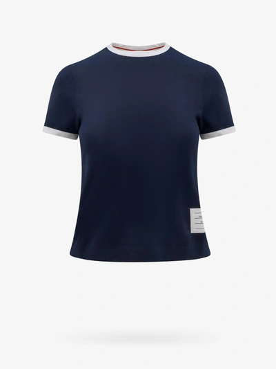 Thom Browne T-shirt In Blue