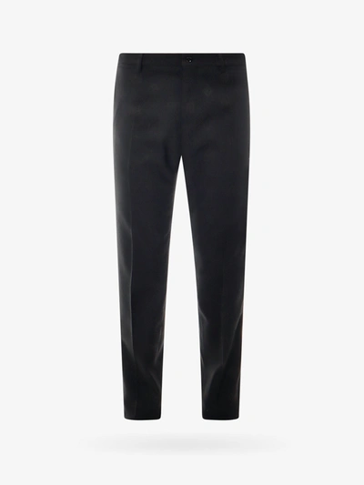 Dolce & Gabbana Pants With Jacquard Dg Motif In Black