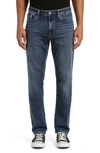 Mavi Jeans Zach Straight Leg Jeans In Dark Brushed Feather Blue