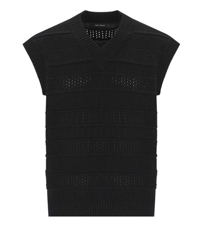 Daily Paper Rashidi Perforated Vest In Black