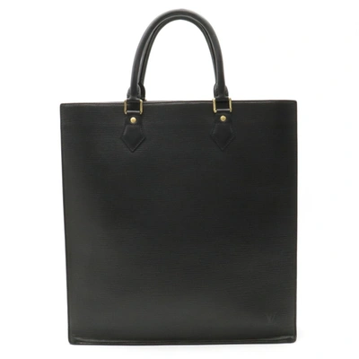 Pre-owned Louis Vuitton Sac Plat Black Leather Tote Bag ()