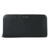 PRADA PRADA SAFFIANO BLACK LEATHER WALLET  (PRE-OWNED)