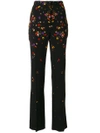 GIVENCHY FLORAL TAILORED TROUSERS,17X500233512192703