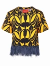La Doublej La Scala Tee In Yellow