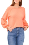 Vince Camuto Raglan Sleeve Sweater In Lantana