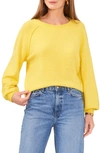 Vince Camuto Raglan Sleeve Sweater In Citron