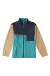 Billabong A/div Boundary Trail Fleece Jacket In Pac In Pacific