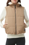 ALP N ROCK SONJA REVERSIBLE QUILTED & FAUX SHEARLING VEST