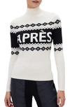 ALP N ROCK AURORA JACQUARD MOCK NECK SWEATER