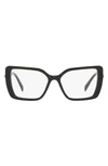 PRADA 53MM SQUARE OPTICAL GLASSES