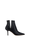 Francesco Russo 80mm Pointed-toe Leather Ankle Boots