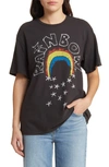 RE/DONE '90S EASY RAINBOW COTTON GRAPHIC T-SHIRT