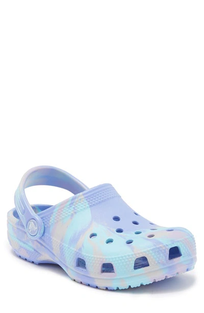 Crocs Toddler Classic Marbled Clog In Moon Jelly/multi | ModeSens