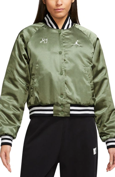 Jordan Women's  Varsity Jacket In Green