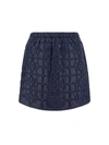 Ganni Shiny Quilt Mini Skirt