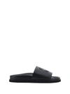 Off-white Arrows-embroidered Leather Slippers