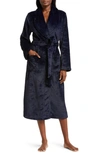 Nordstrom Bliss Plush Robe In Navy Peacoat