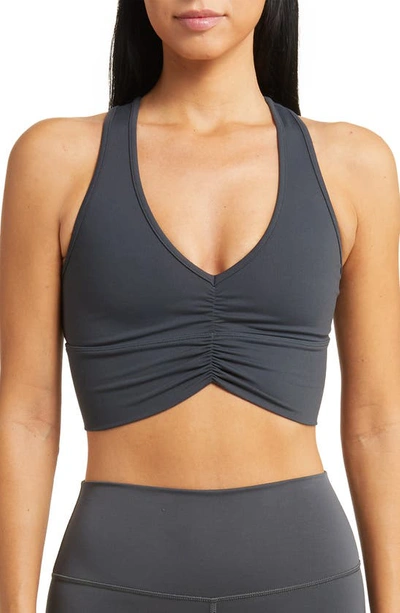 Alo Yoga Wild Thing Sports Bra In White