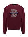 Drôle De Monsieur Black Crewneck T-shirt With Slogan Print On The Front And Back
