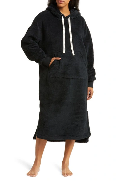 Ugg Winola Hooded Robe In Black