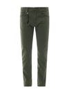 Incotex Stretch Cotton Trouser With Back Suede Logo Patch
