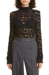 ROHE LACE TURTLENECK TOP