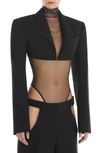 MUGLER CROP BLAZER